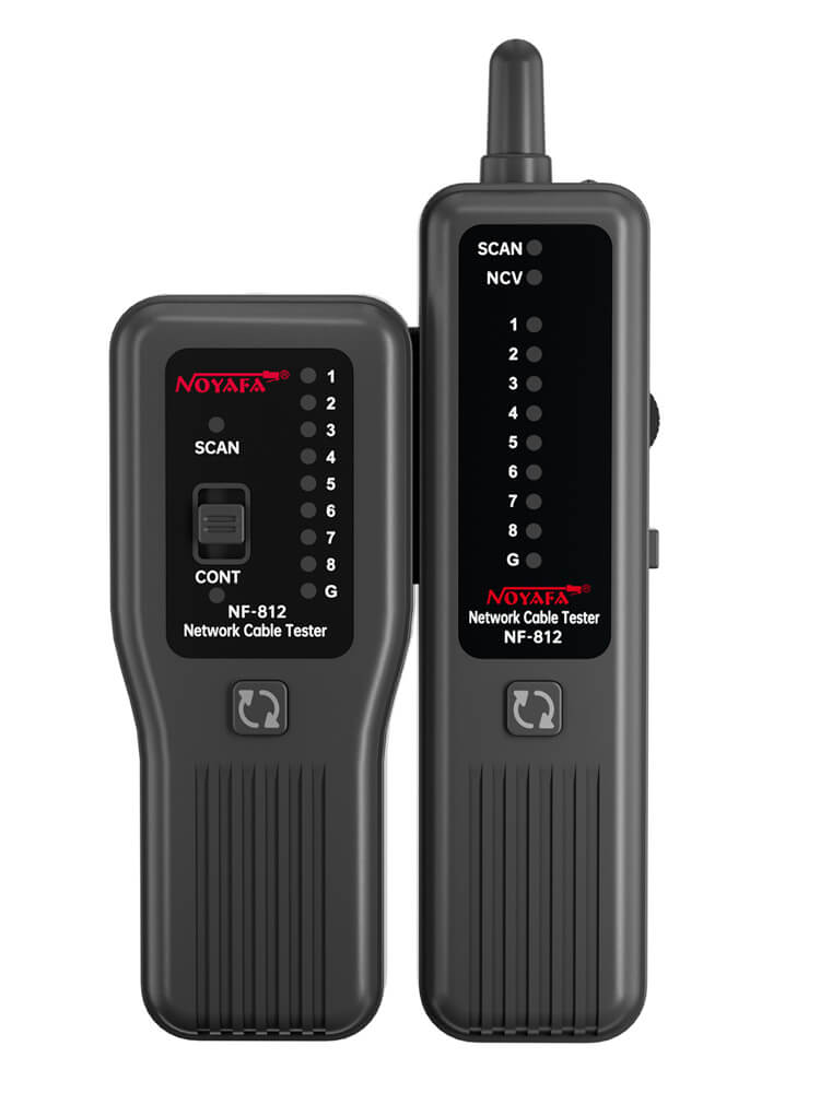 Testador de cabo de rede NOYAFA NF-812 para RJ45 e RJ11