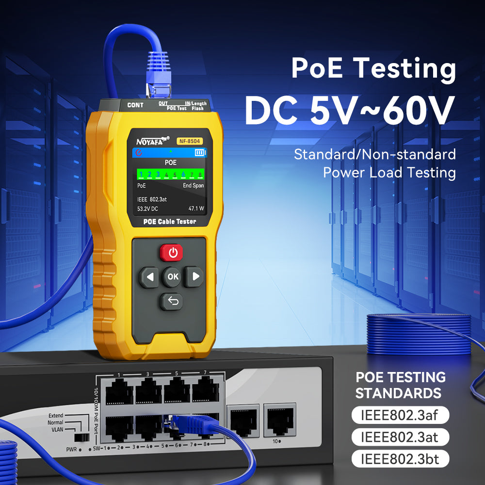 Testador e rastreador de cabo de rede NOYAFA NF-8504
