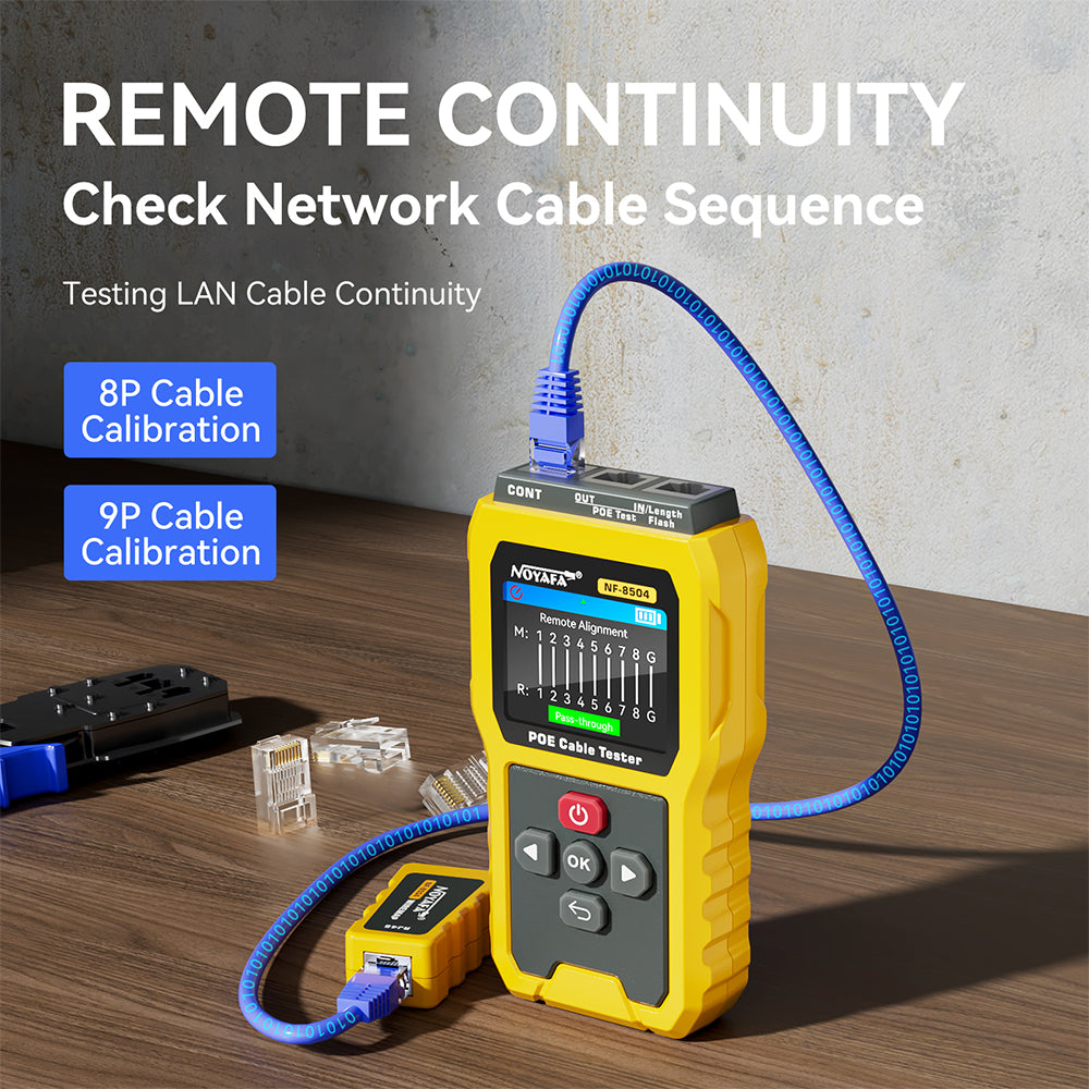Testador e rastreador de cabo de rede NOYAFA NF-8504