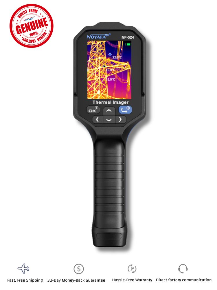 Detector de precisão NOYAFA NF-524: Termovisor multifuncional para localização de falhas em tempo real e monitoramento inteligente de temperatura