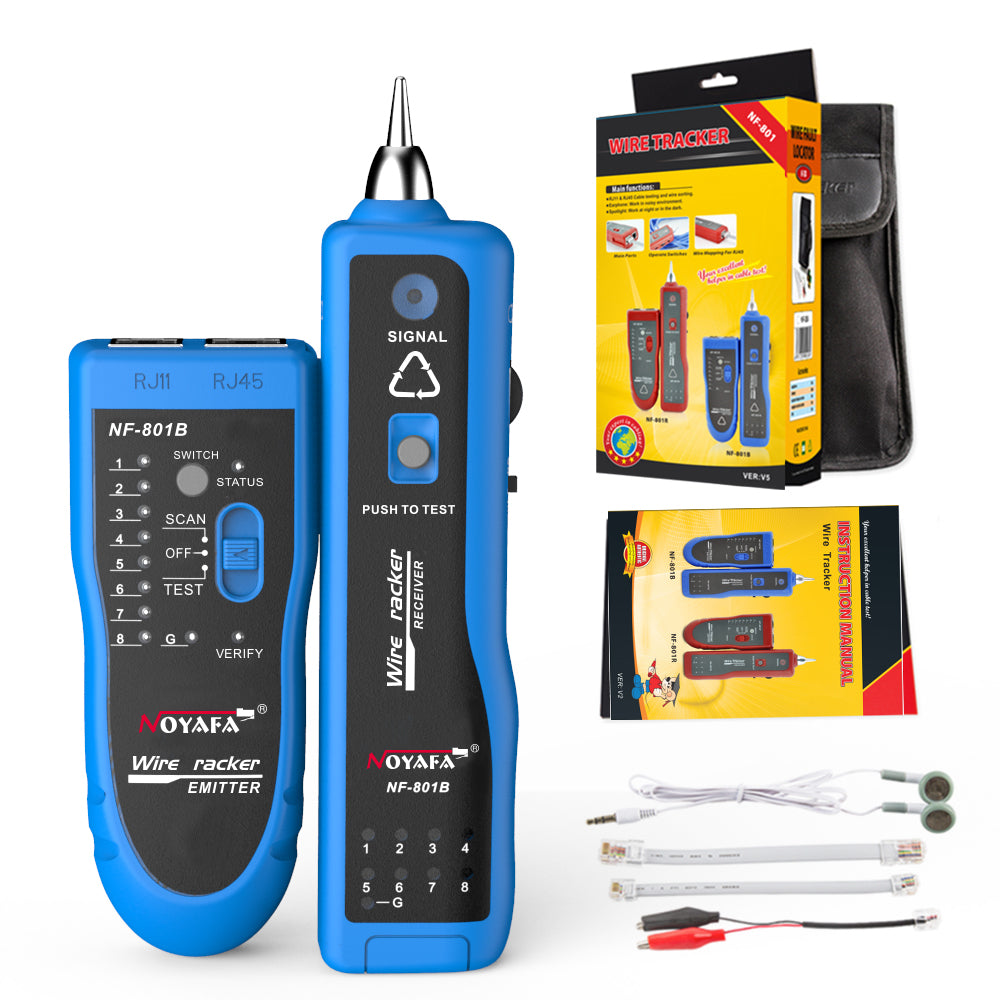 NOYAFA NF-801 Rede RJ45 Rastreador de cabo de rede