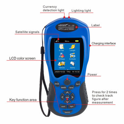Instrumento de medição de terrenos NOYAFA NF-198 GPS para levantamento topográfico