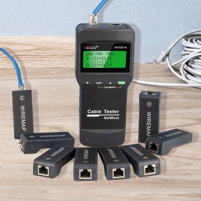 NOYAFA NF-8108M Testador de cabo de rede Localizador de falhas