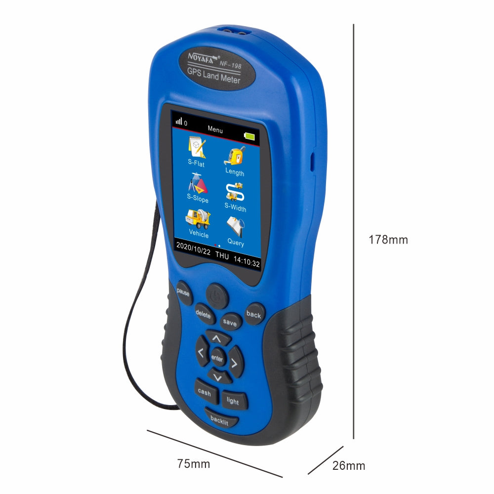 Instrumento de medição de terrenos NOYAFA NF-198 GPS para levantamento topográfico